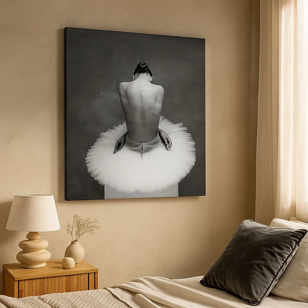 Impression sur toile - Image sur toile - C'est justement en train de fleurir - 30x30 cm