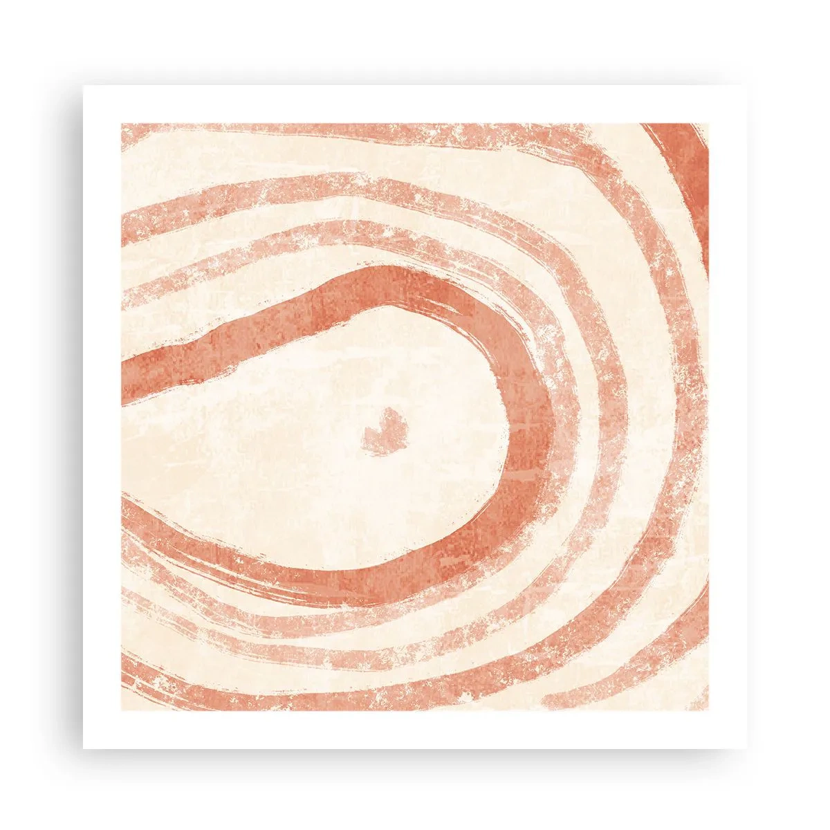 Affiche - Poster - Cercles de corail – composition - 60x60 cm