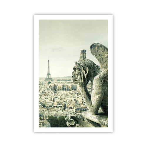Affiche - Poster - Bavardage parisien - 61x91 cm