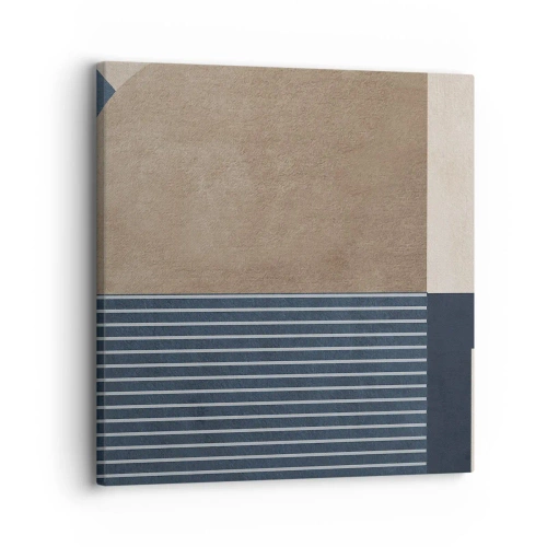 Impression sur toile - Image sur toile - Composition simple et en rondeur - 30x30 cm