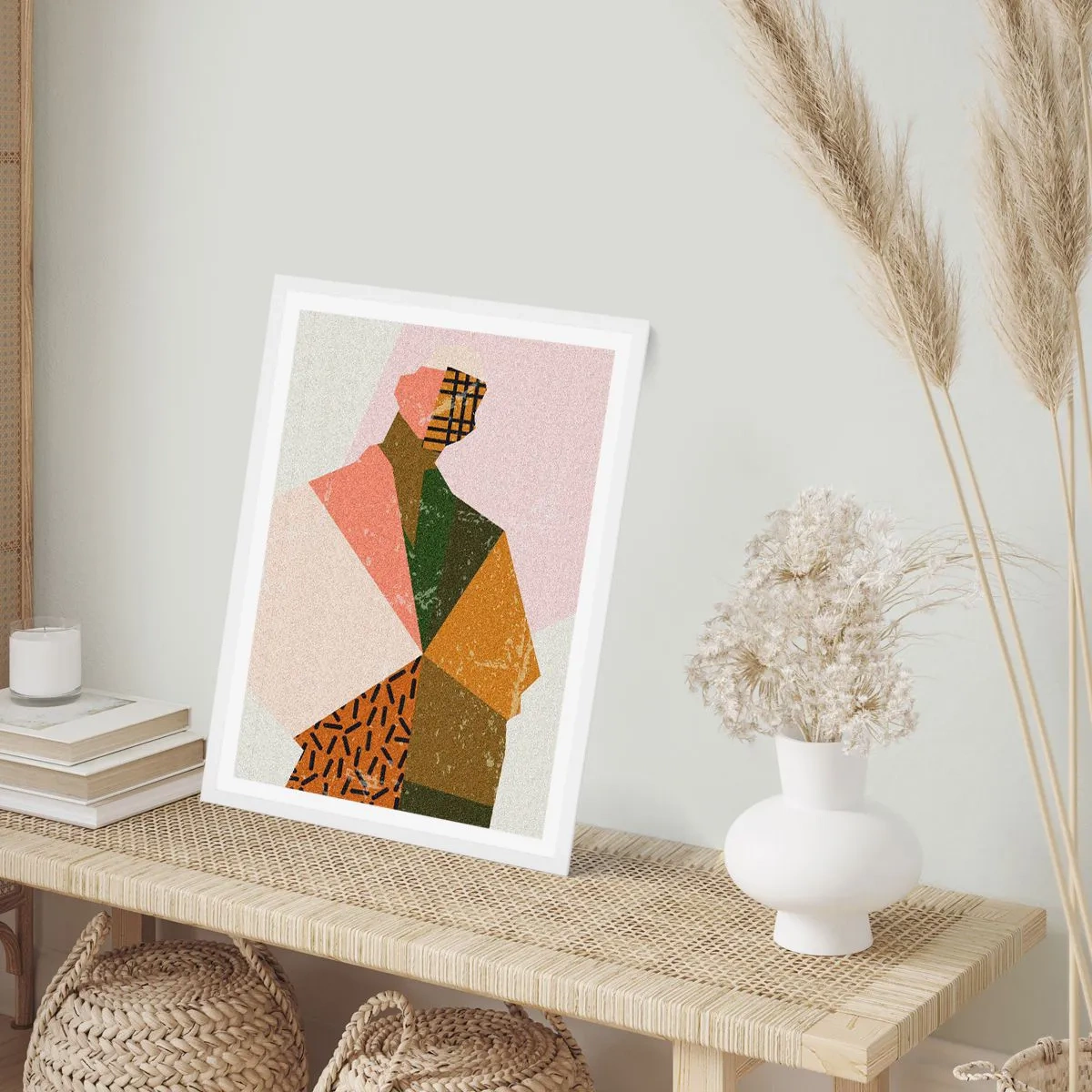 Affiche dans un cadre blanc - Poster - L’homme – un être complexe - 70x100 cm