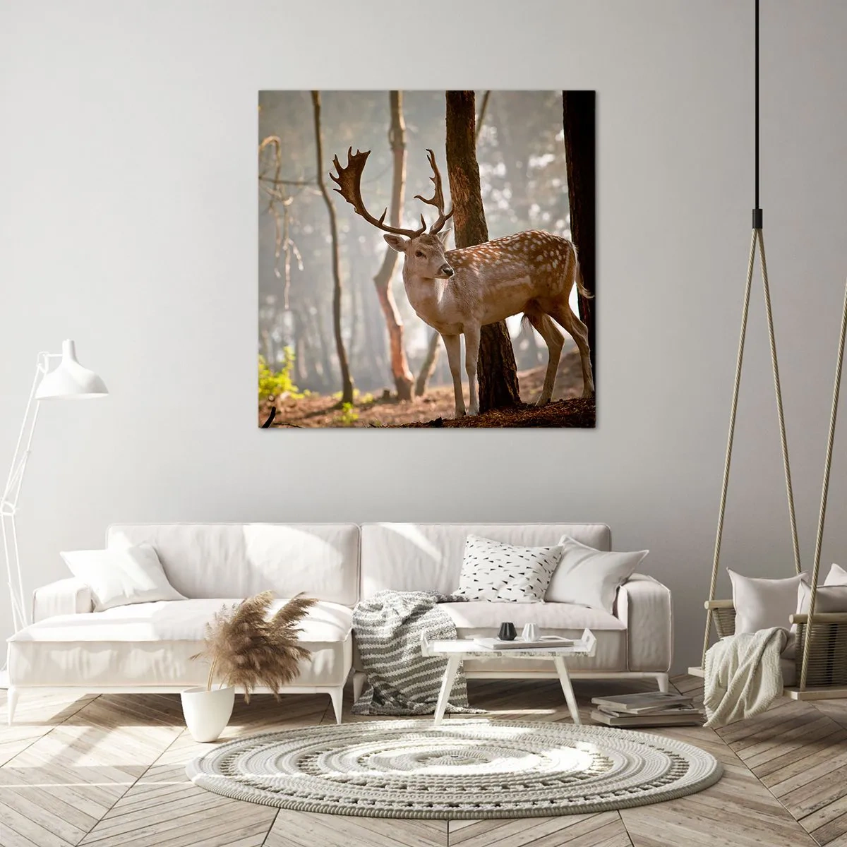 Impression sur toile - Image sur toile - La lumière de la jeunesse - 40x40 cm