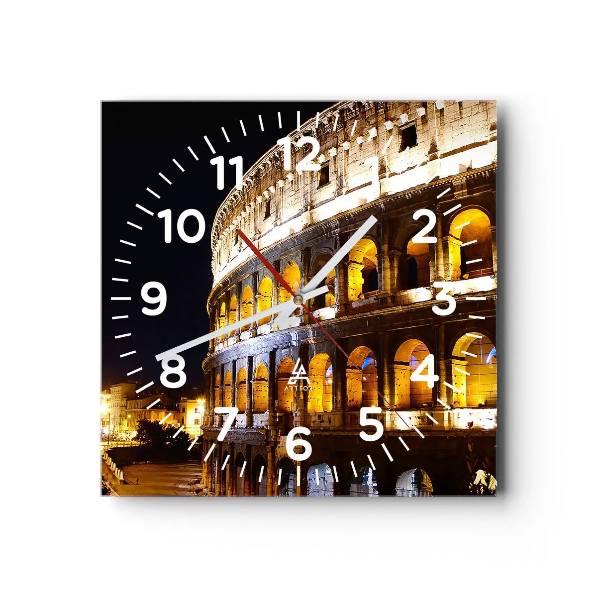 Horloge murale - Pendule murale - Il est temps de commencer les Jeux - 40x40 cm