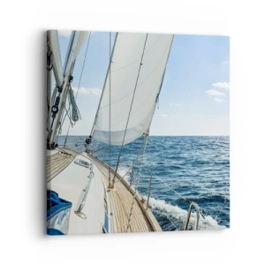 Impression sur toile - Image sur toile - Ohé, l'aventure - 30x30 cm