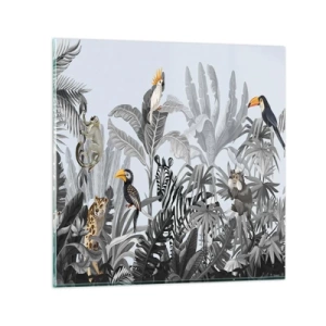Impression sur verre - Image sur verre - Conte de fées africain - 50x50 cm
