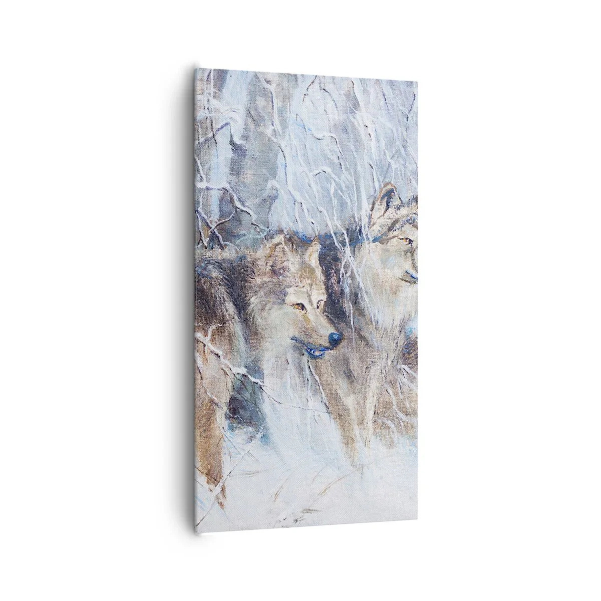 Impression sur toile - Image sur toile - Attention! Ca arrive ... - 65x120 cm