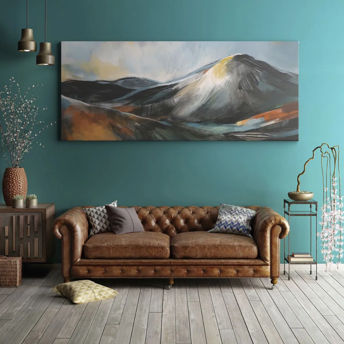 Impression sur toile - Image sur toile - Brut et beau - 90x30 cm