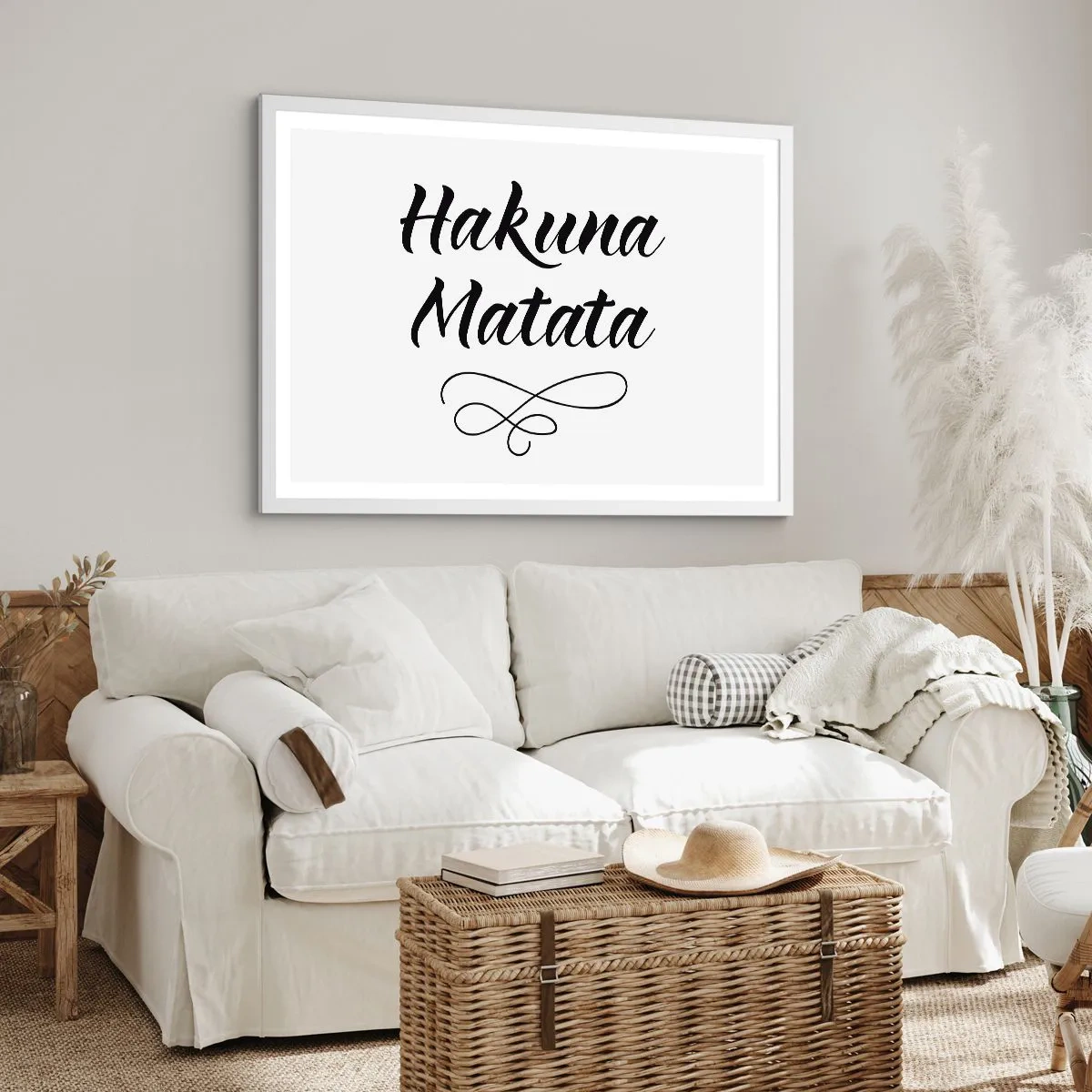 Affiche dans un cadre blanc - Poster - Le meilleur conseil - 40x30 cm