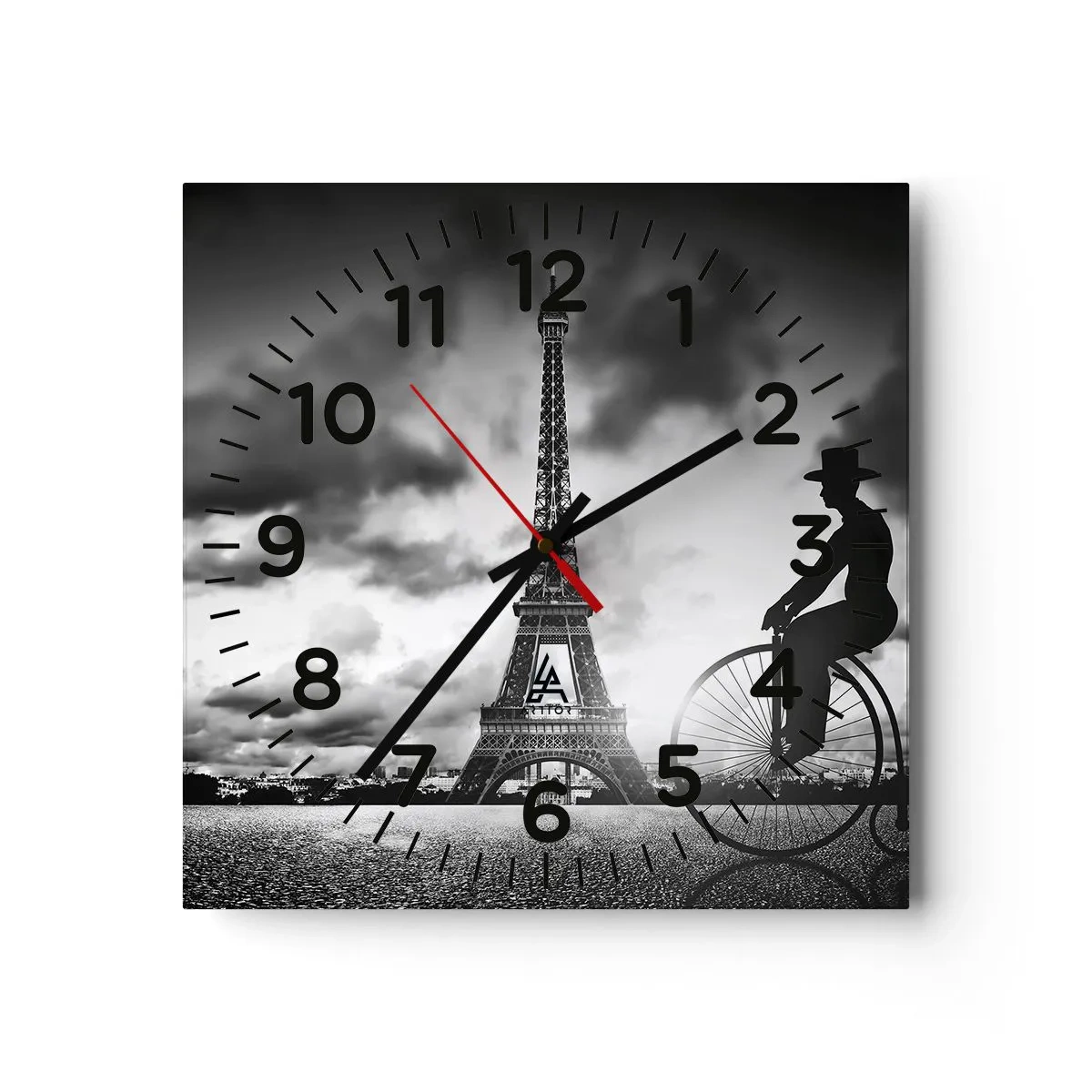 Horloge murale - Pendule murale - Nostalgie de la Belle Epoque - 40x40 cm