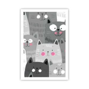 Affiche - Poster - Le monde des chats - 61x91 cm