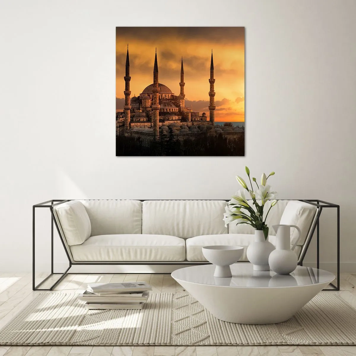 Impression sur verre - Image sur verre - Dieu est grand - 30x30 cm