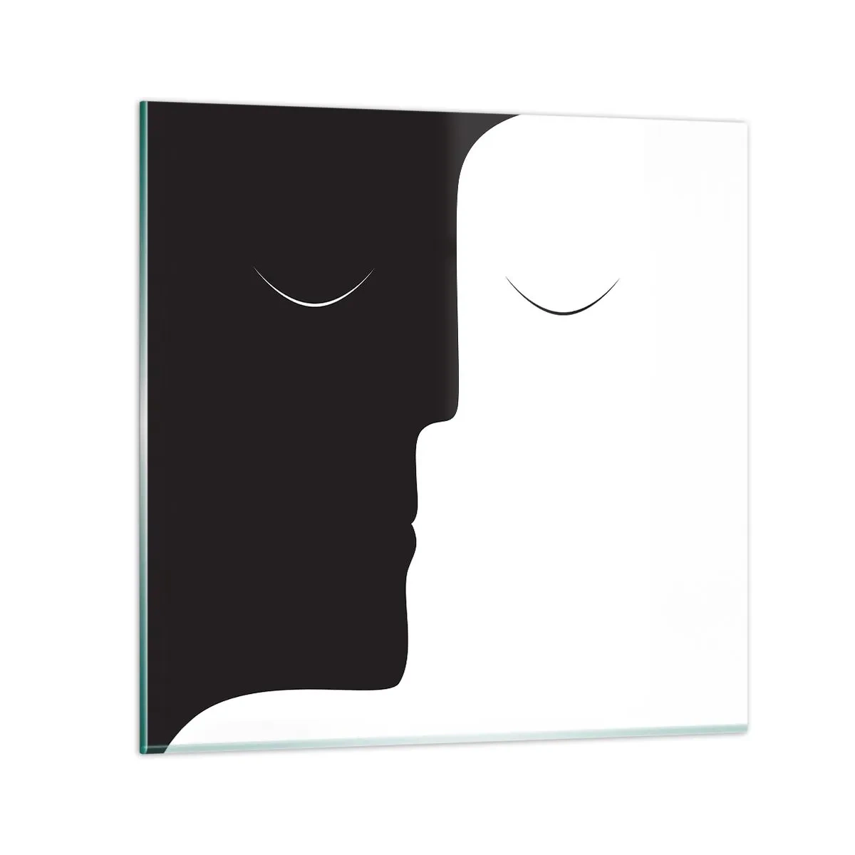 Impression sur verre - Image sur verre - Unité des contraires - 70x70 cm