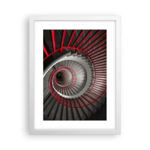 Affiche dans un cadre blanc - Poster - Amusement architectural - 30x40 cm