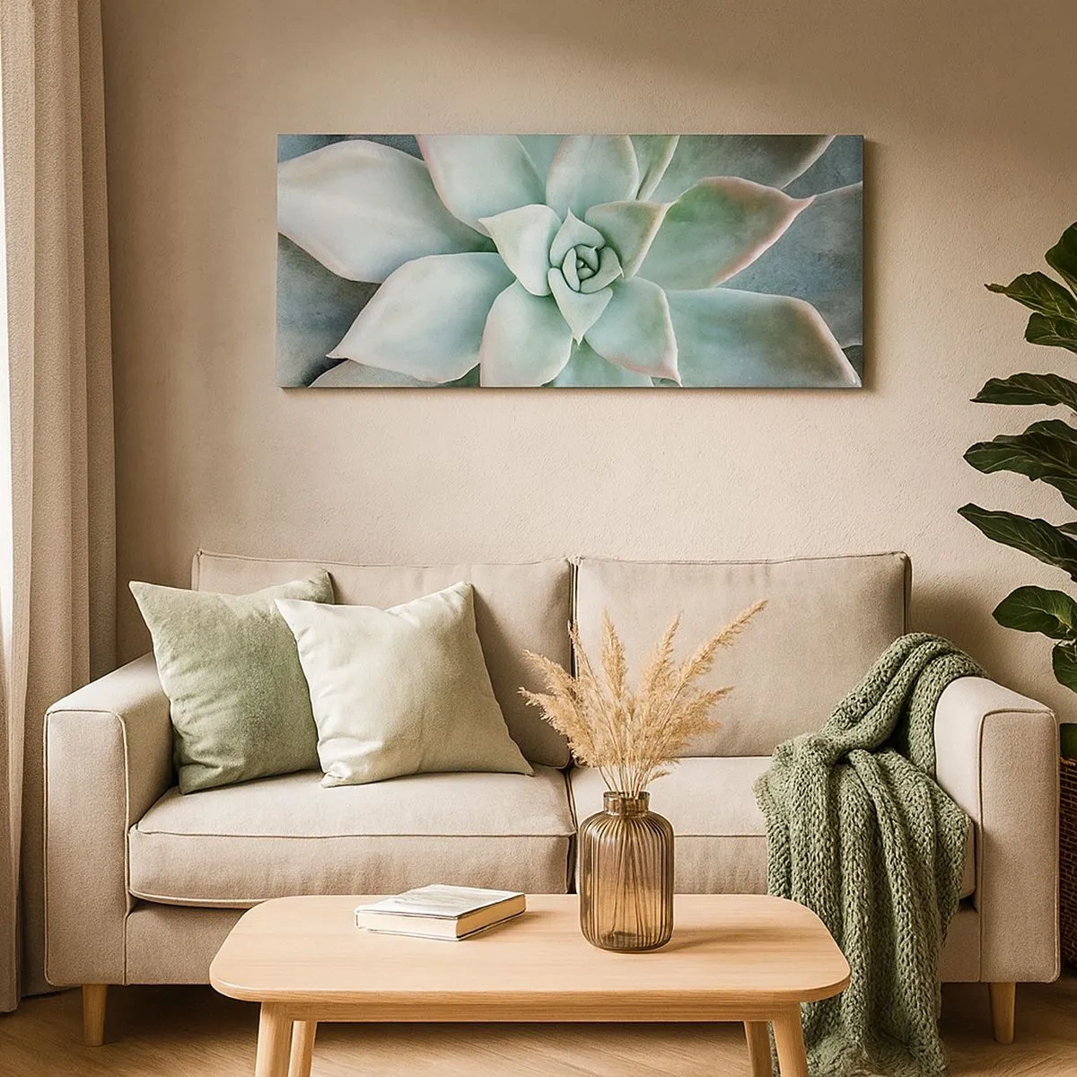 Impression sur toile - Image sur toile - Le coeur du désert - 100x40 cm