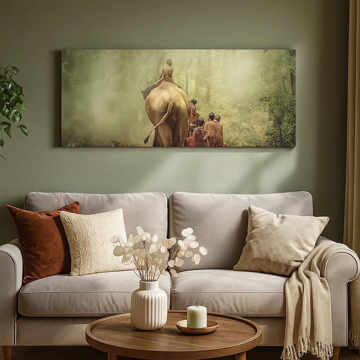 Impression sur toile - Image sur toile - Nouveau livre de la jungle - 30x30 cm