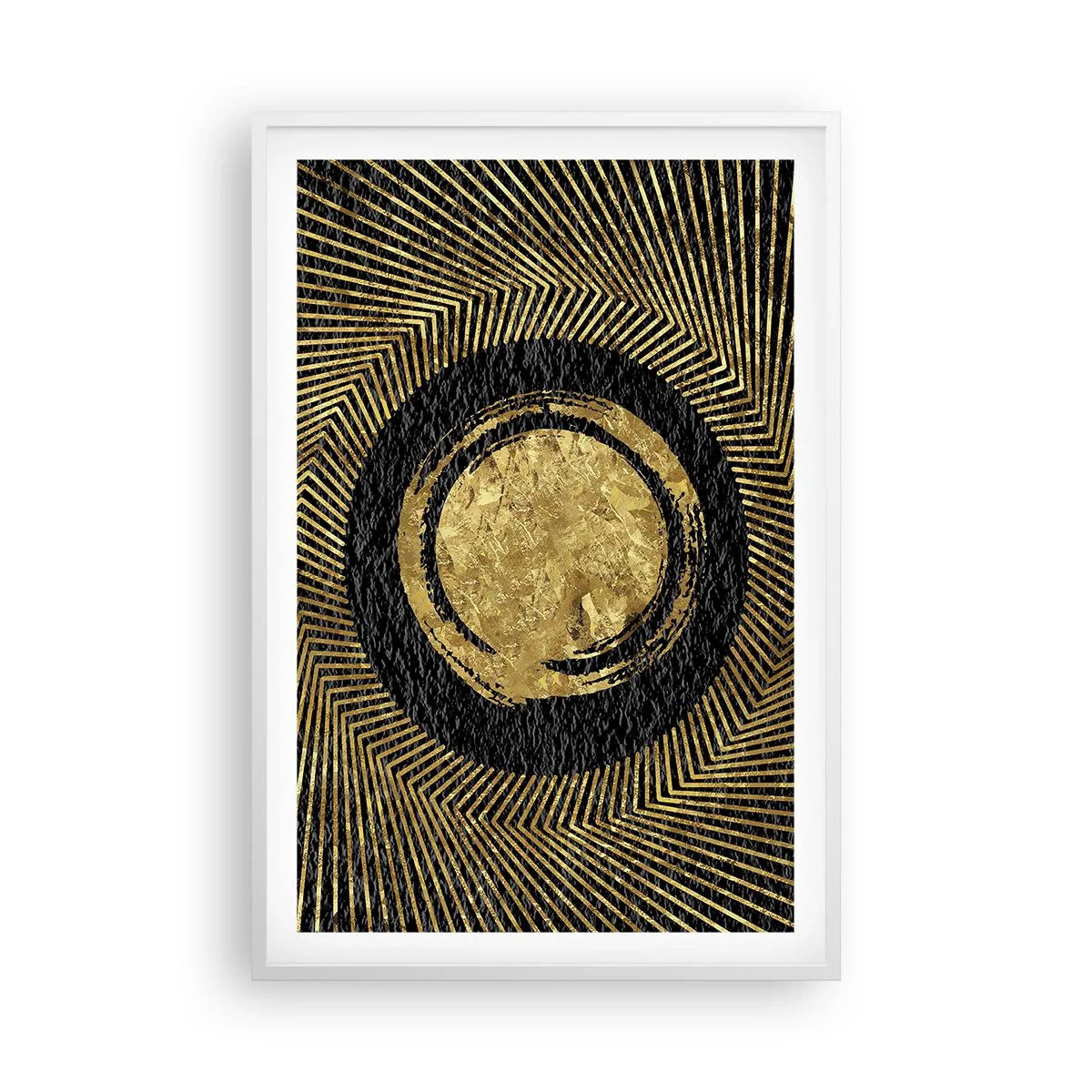 Affiche dans un cadre blanc - Poster - Composition glamour - 61x91 cm