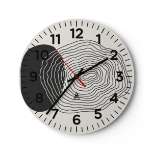 Horloge murale - Pendule murale - Durabilité et oscillation - 30x30 cm