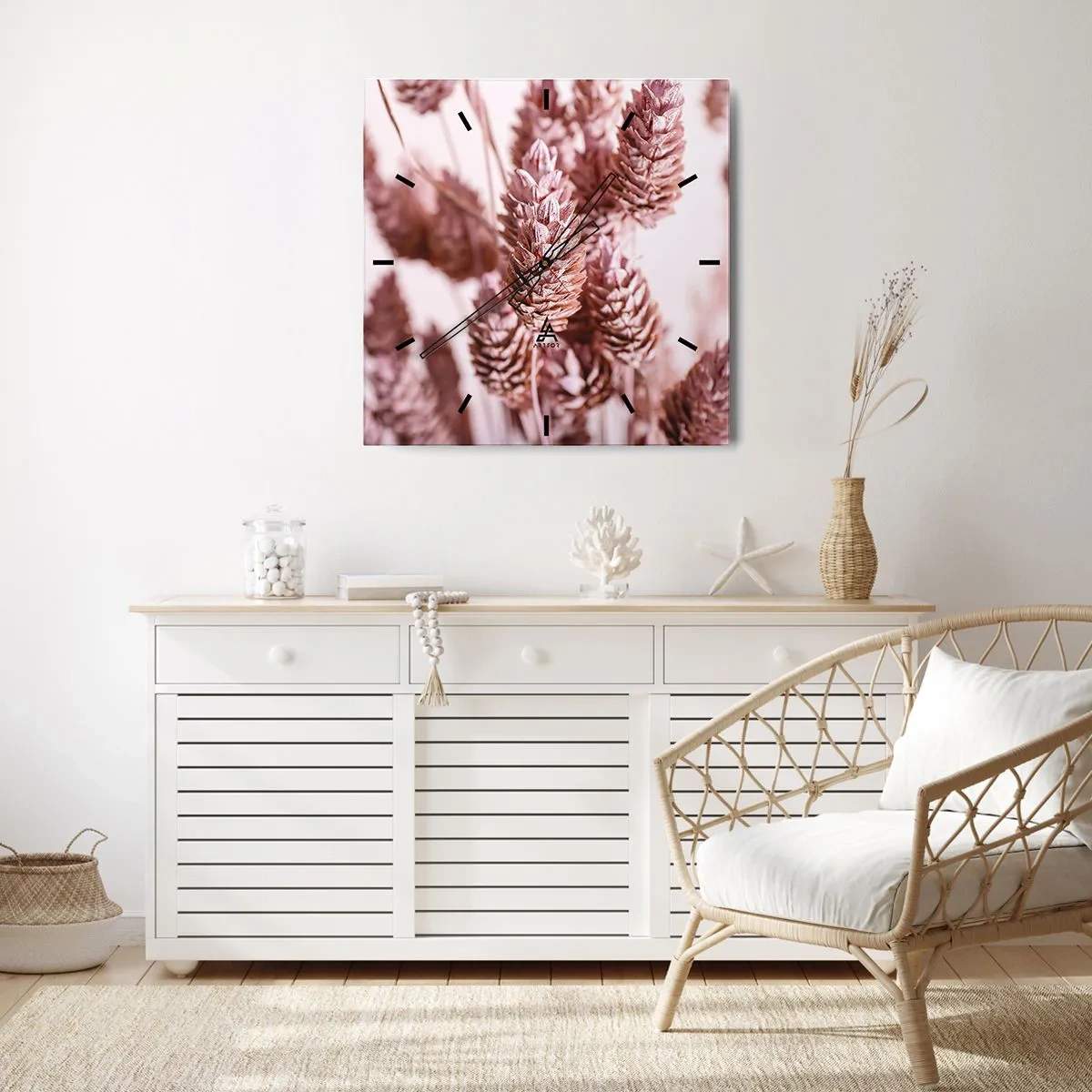 Horloge murale - Pendule murale - Apparemment discret - 40x40 cm