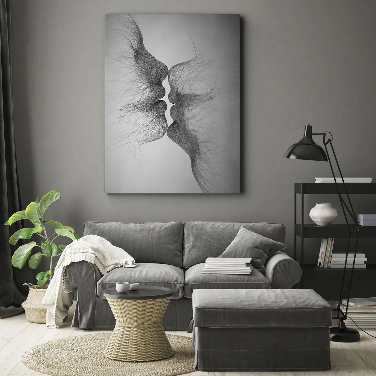 Impression sur toile - Image sur toile - La bise du vent - 45x80 cm