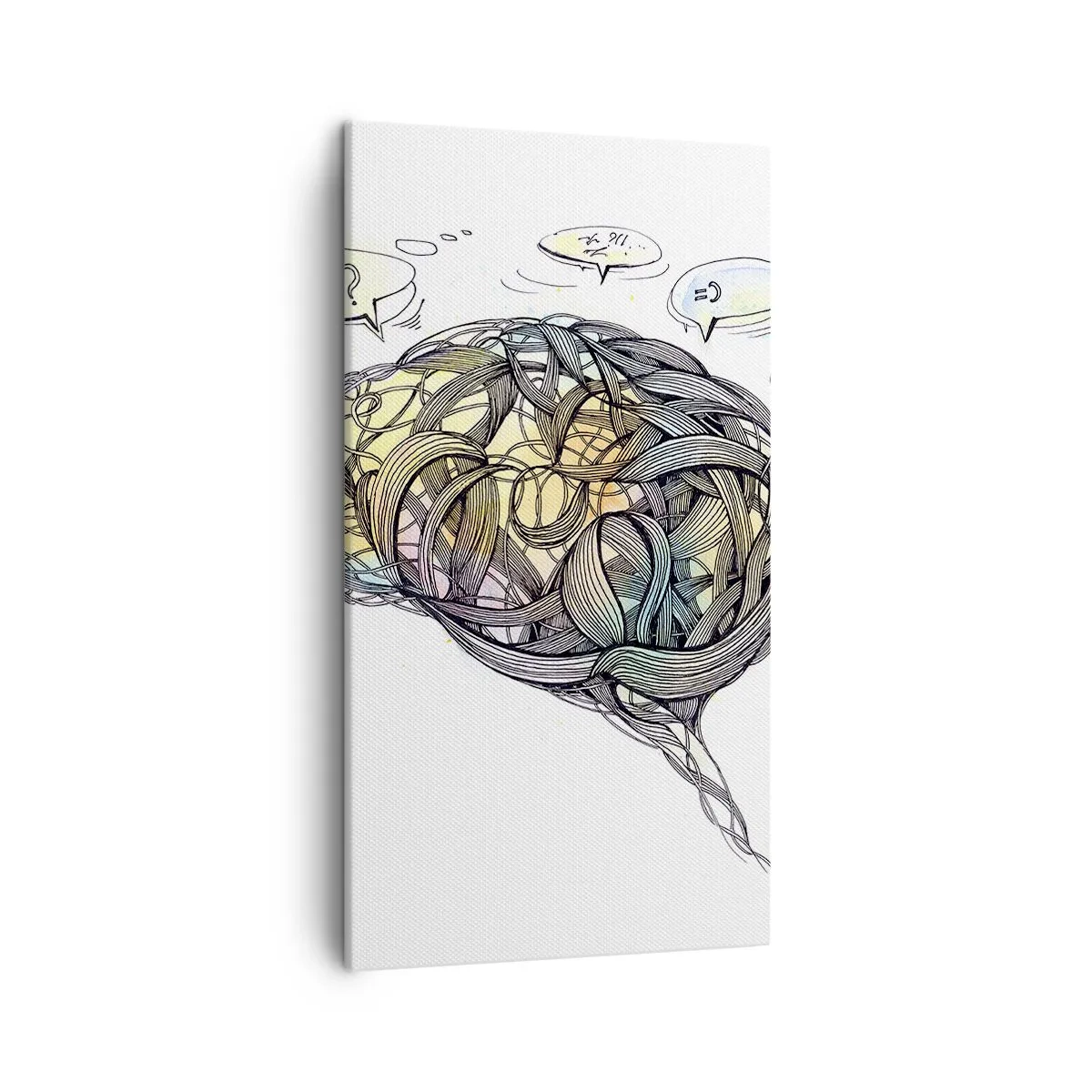 Impression sur toile - Image sur toile - L'homme - un grand mystère - 45x80 cm