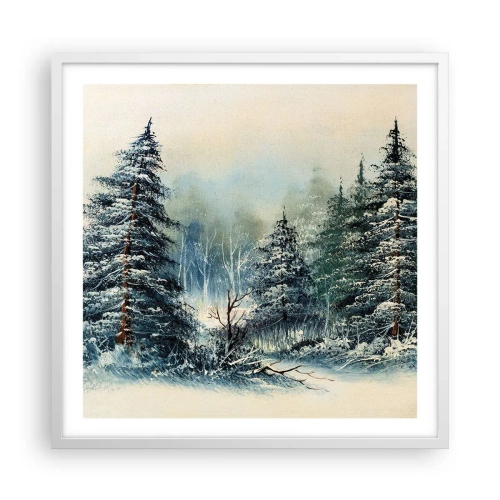 Affiche dans un cadre blanc - Poster - Prêt pour les fêtes - 60x60 cm