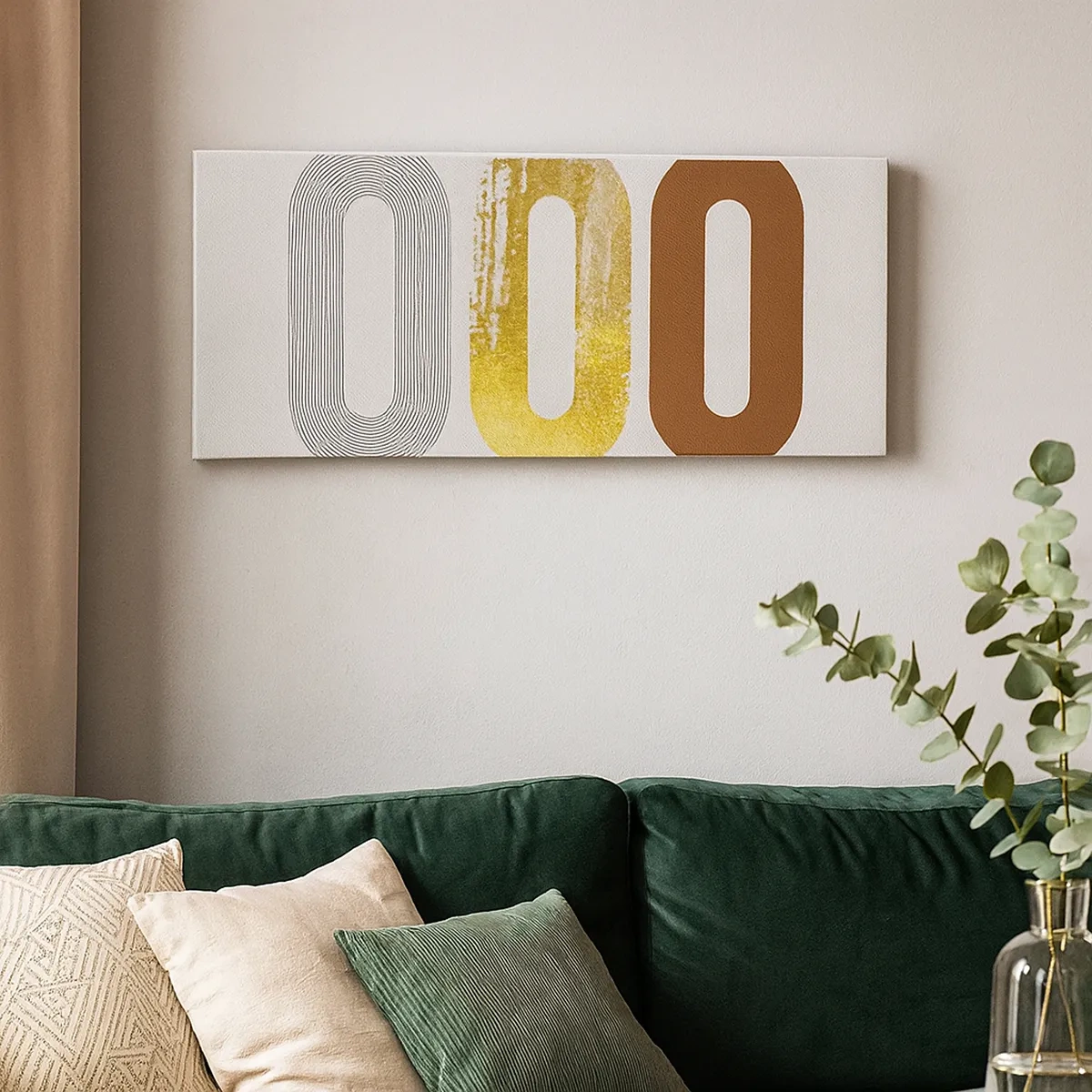 Impression sur toile - Image sur toile - Ooo! - 30x30 cm