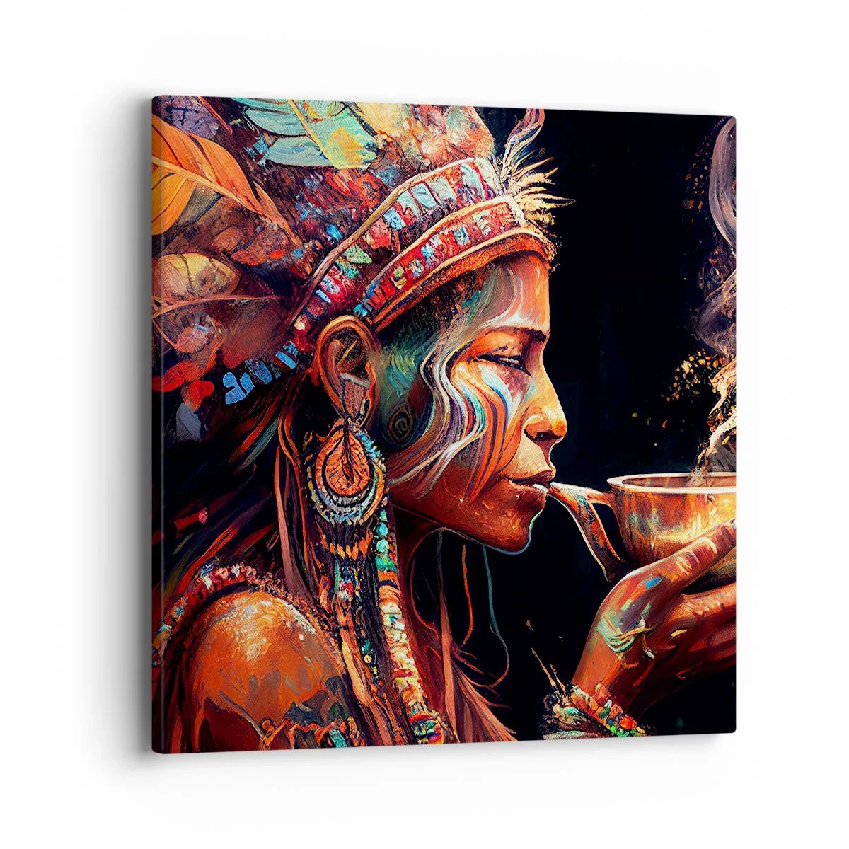 Impression sur toile - Image sur toile - Rituel magique - 40x40 cm