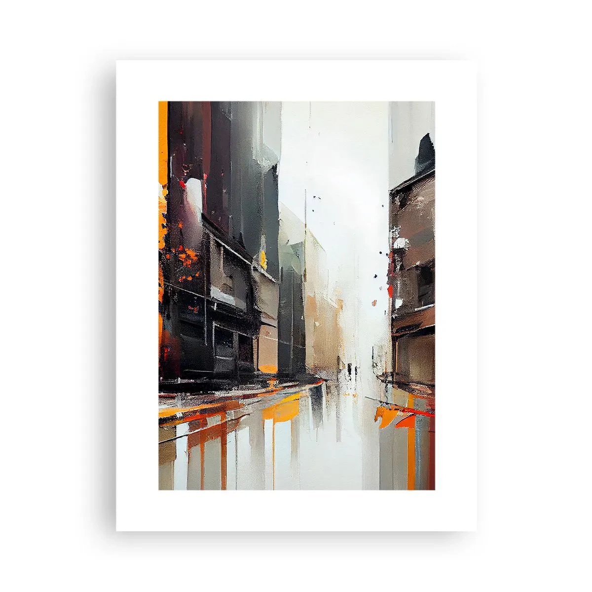 Affiche - Poster - Jour de pluie - 30x40 cm