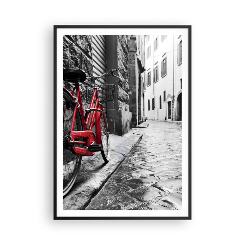 Affiche dans un cadre noir - Poster - La vraie beauté ne vieillit pas - 70x100 cm