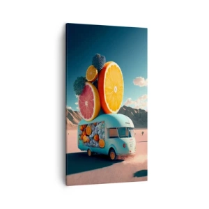 Impression sur toile - Image sur toile - Le goût des vacances - 45x80 cm