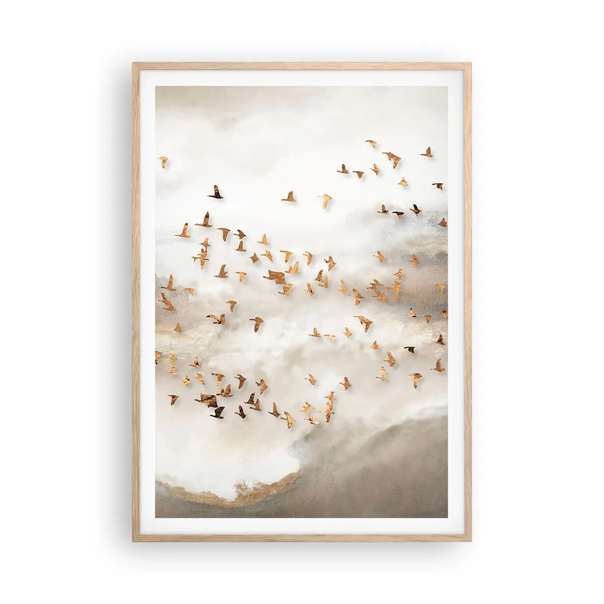 Affiche dans un chêne clair - Poster - Il est l'heure… - 70x100 cm