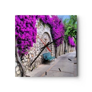 Horloge murale - Pendule murale - Rencontrons-nous au plus vite - 40x40 cm