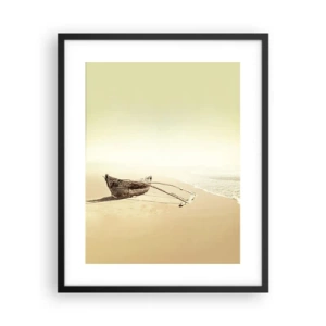 Affiche dans un cadre noir - Poster - Mémoire des mers du sud - 40x50 cm