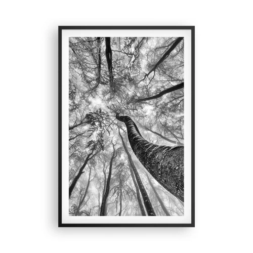 Affiche dans un cadre noir - Poster - Course vers la lumière - 61x91 cm