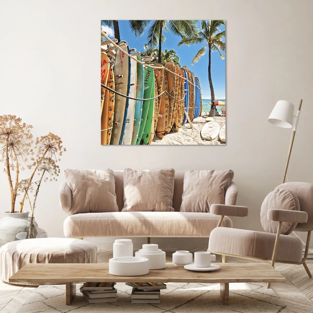 Impression sur toile - Image sur toile - Jeux ensoleillés - 40x40 cm