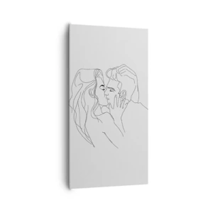 Impression sur toile - Image sur toile - La même ligne - 65x120 cm