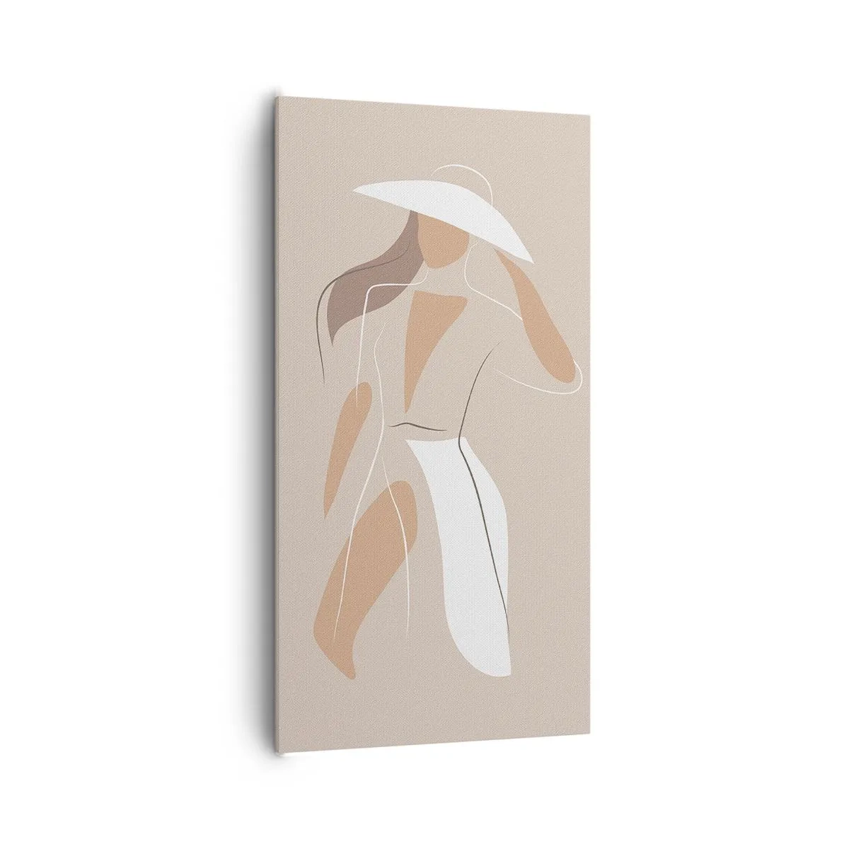 Impression sur toile - Image sur toile - Lea mode est un jeu - 65x120 cm