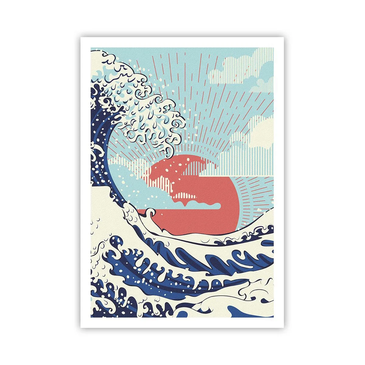 Affiche - Poster - D'une inspiration japonnaise - 70x100 cm