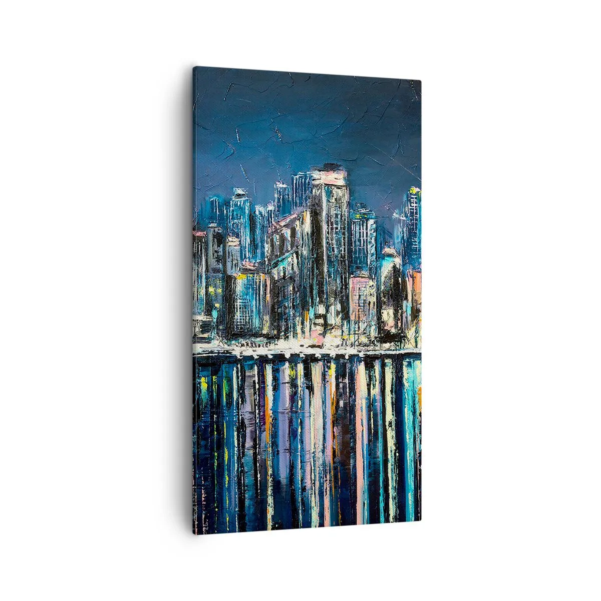 Impression sur toile - Image sur toile - Cascade de lumières - 55x100 cm