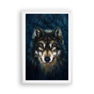 Affiche dans un cadre blanc - Poster - Alpha? Et oméga - 61x91 cm