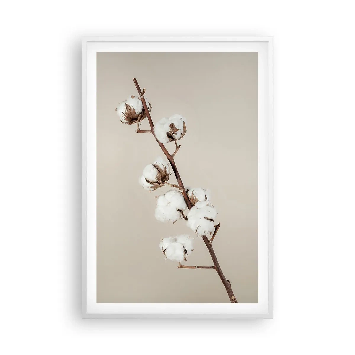 Affiche dans un cadre blanc - Poster - A la source de la douceur - 61x91 cm