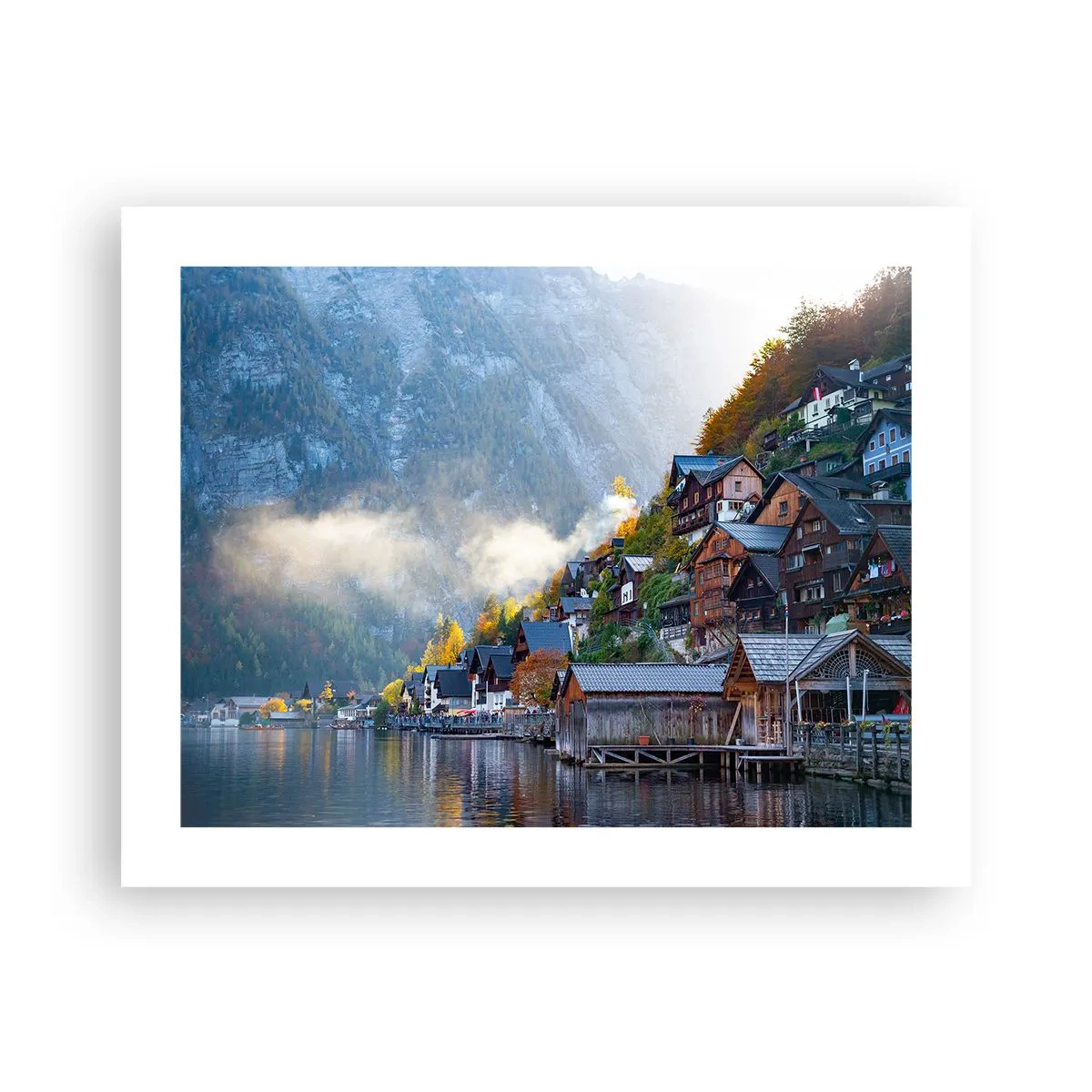 Affiche - Poster - Ambiance alpine - 50x40 cm