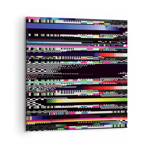 Impression sur toile - Image sur toile - L'image de contrôle de la réalité - 50x50 cm