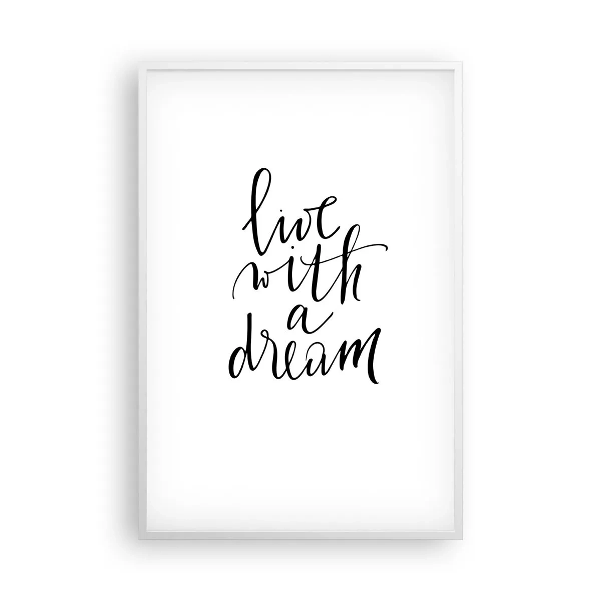 Affiche dans un cadre blanc - Poster - Bien sur - 61x91 cm