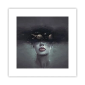 Affiche - Poster - Et les planètes deviennent folles... - 30x30 cm