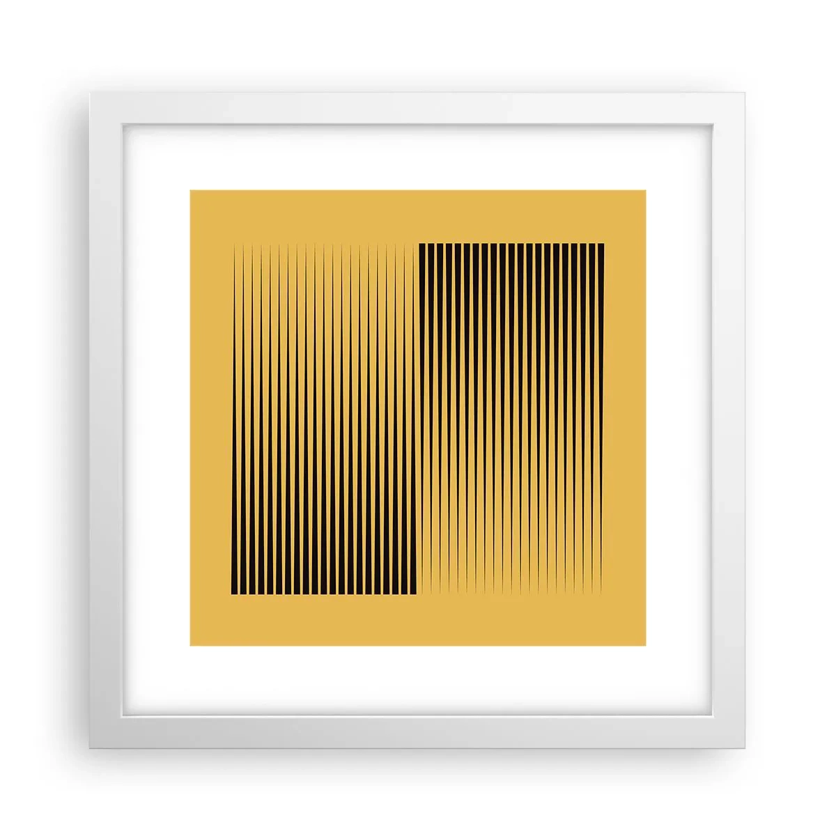 Affiche dans un cadre blanc - Poster - Cadre opposé - 30x30 cm