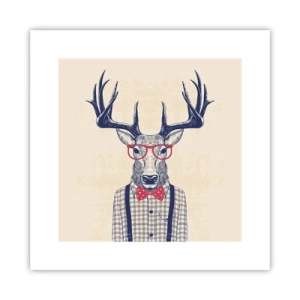 Affiche - Poster - Une extravagance amusante - 30x30 cm