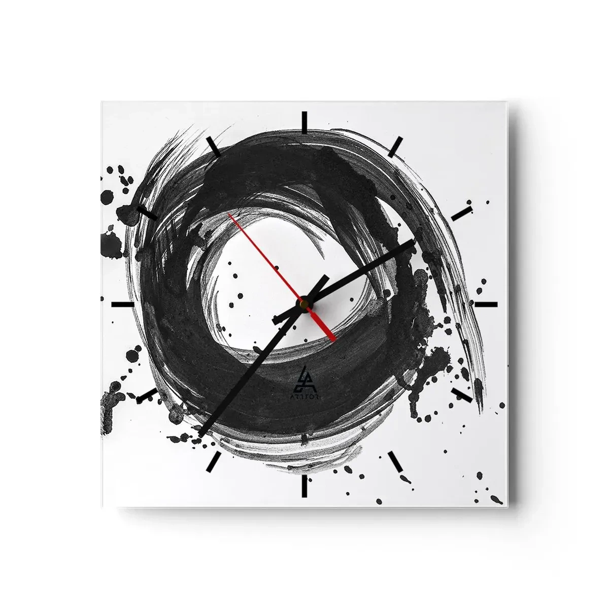 Horloge murale - Pendule murale - Le tourbillon de la création - 40x40 cm