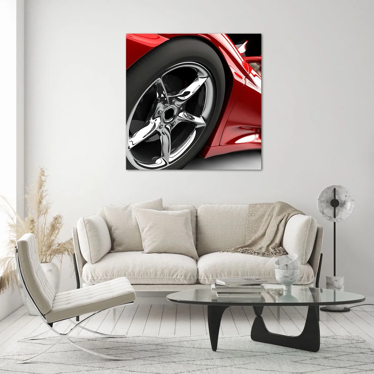 Impression sur verre - Image sur verre - Conçu pour la vitesse - 60x60 cm