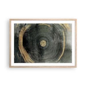 Affiche dans un chêne clair - Poster - Changement et persistance - 70x50 cm